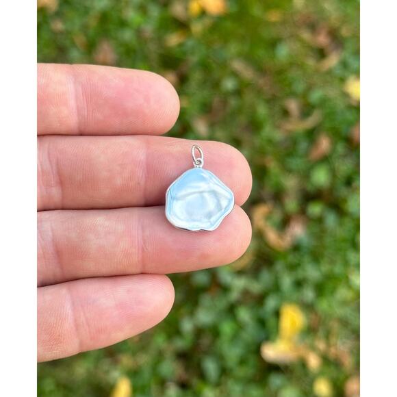 Sterling Silver Mountain Wax Seal Charm - Picture 4 of 5